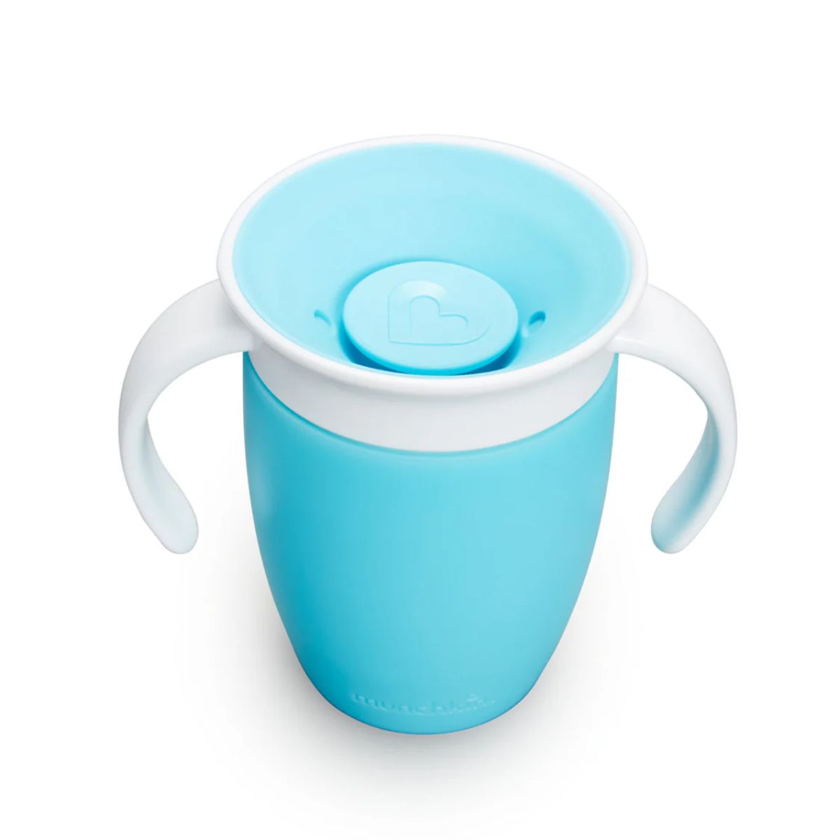 Copo De Treinamento Munchkin Miracle Azul 6M+ 207ML - Supports Healthy Oral Development